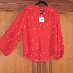 Kaari Blue blouseNWT